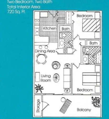 Surf & Racquet 702b Apartment *